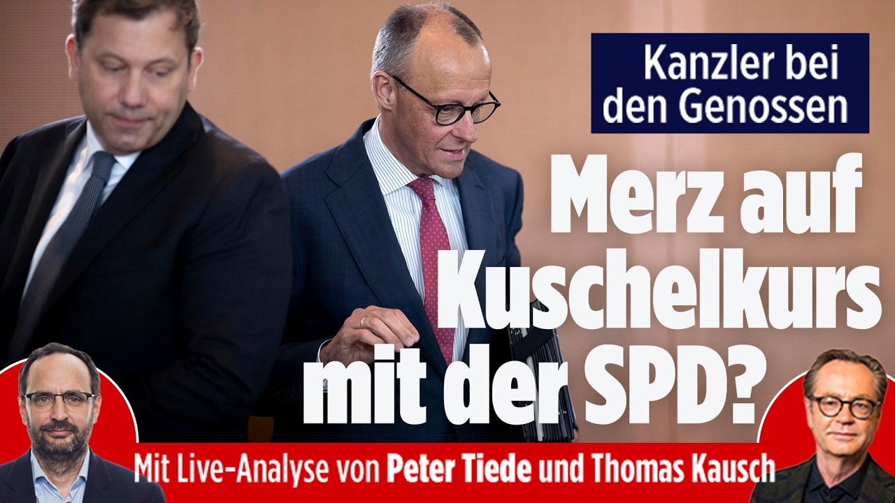 🔴 Merz in der SPD-Fraktion: Kanzler auf Kuschelkurs mit den Genossen? | BILD LIVE