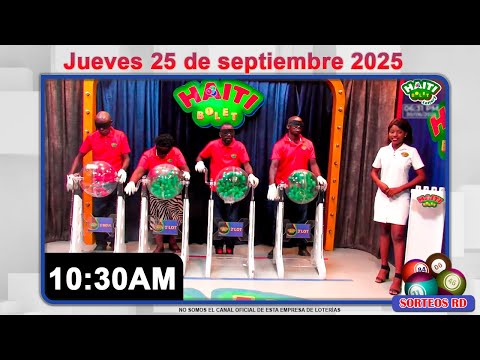 Haiti Bolet en Vivo | Jueves 25 de septiembre 2025, 10:30 AM