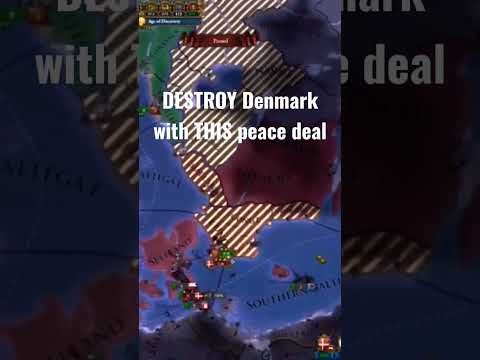 How to WIPE OUT Denmark with ONE Simple Peace Deal #shorts