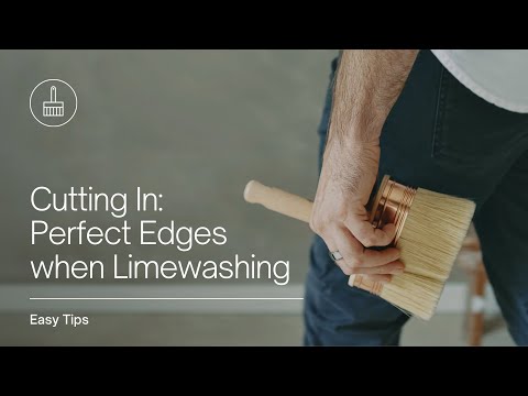 Easy tips- Cutting In with Limewash Bauwerk Colour Forget Me Not