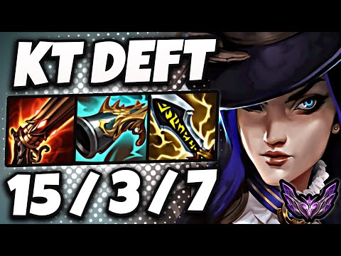 Caitlyn vs Jinx ADC [ KT Deft ] Patch 14.21 Korea Master ✅