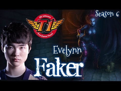 SKT T1 Faker EVELYNN Jungle vs Graves - Patch 5.24 KR | League of Legends