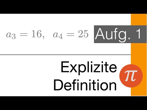 Explizite Definition am Beispiel verstanden (5007-1)
