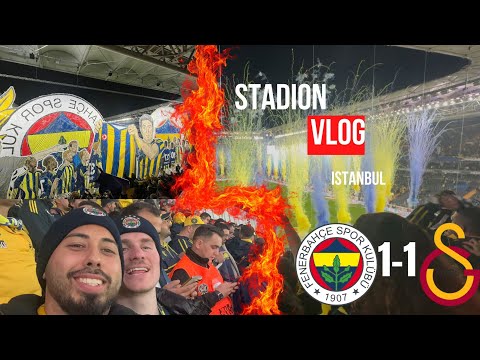FENERBAHCE vs GALATASARAY | ISTANBUL STADION VLOG | KADIKÖY DERBY