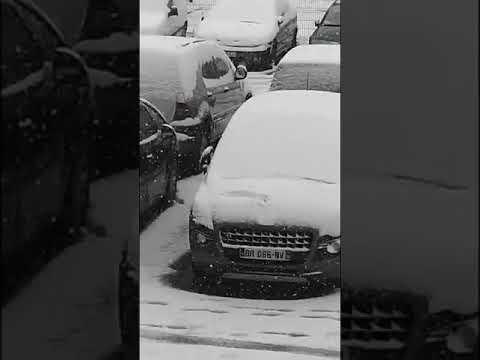 Paris France, Neige Janvier 2021, snow January 2021