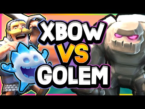 How to DESTROY Golem With 3.0 Xbow — Clash Royale