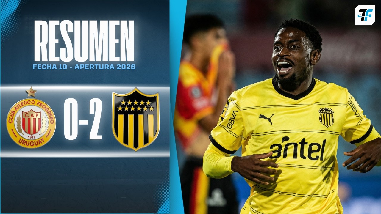 Progreso 0-2 Peñarol - Matchday 10 - Apertura 2026