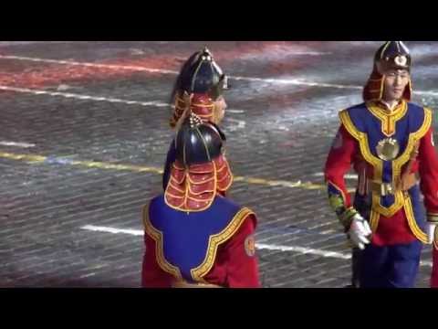 Mongolia performs 2016 Spasskaya Tower Military tattoo