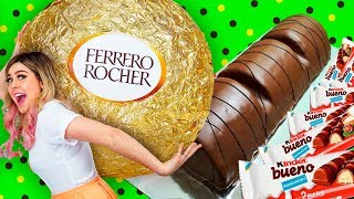 Dulces y Golosinas GIGANTES - Los 10 mas GRANDES Idénticos a sus Versiones REALES
