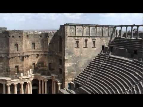 Top of the Roman Theatre in Bosra
