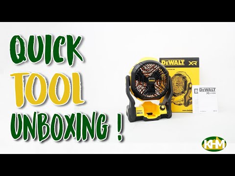 Quick Unboxing Dewalt DCE512N Cordless Jobsite Fan [18V/20V] Bare