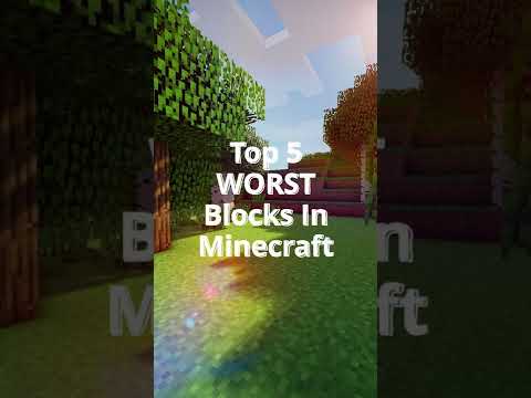 Crave - Top 5 Worst Blocks in Minecraft...