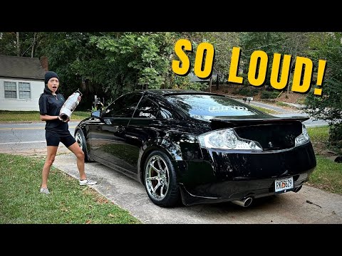 INSTANT Regret! | Installing Test Pipes On My Infiniti G35