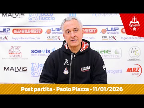 Legnano vs. Lumezzane post-match | Paolo Piazza, January 11, 2026