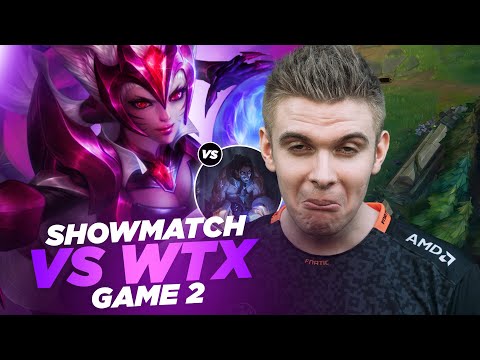 RHOBALAS : SHOWMATCH VS WTX - AHRI VS SYLAS | LOL FR