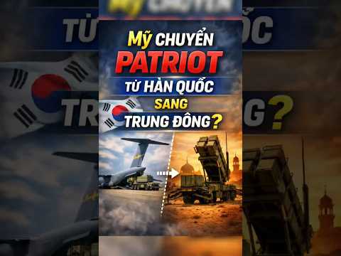 Patriot rời Hàn Quốc? Động thái mới của Mỹ đang gây chú ý. #tinquocte #thoisuquocte