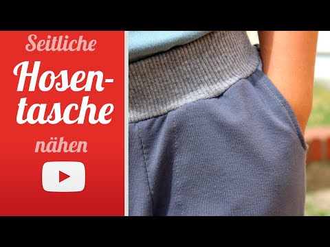 Nähanleitung: Hosentasche mit seitlichem Zugang