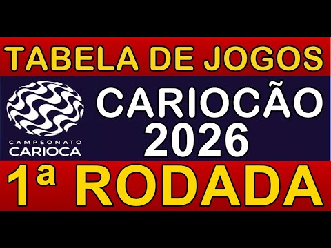 Carioca Championship 2026 Match Schedule • 1st Round • Upcoming Matches of the Carioca Championsh...