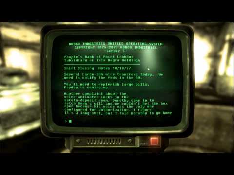 Fallout 3 Point Lookout The Velvet Curtain part 1 of 3 Motel and Bank