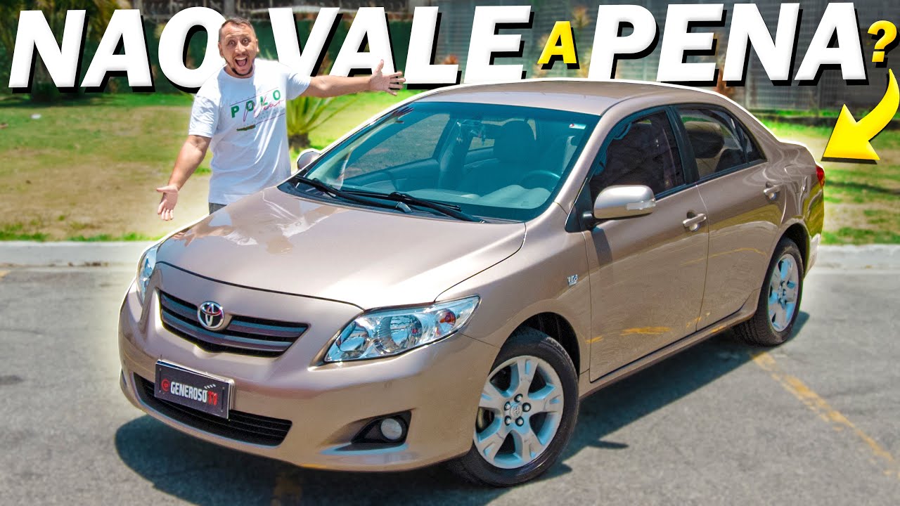 UM SEDAN de LUXO INQUEBRÁVEL ou um CARRO POPULAR?😱 Toyota Corolla 2008