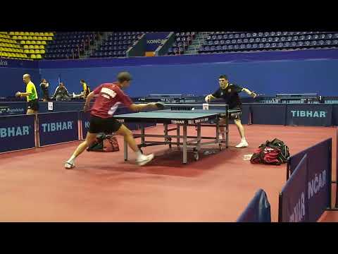 Fedor Kuzmin - Grigory Vlasov (RUS) - Practice at the 2007 World Championships in Zagreb