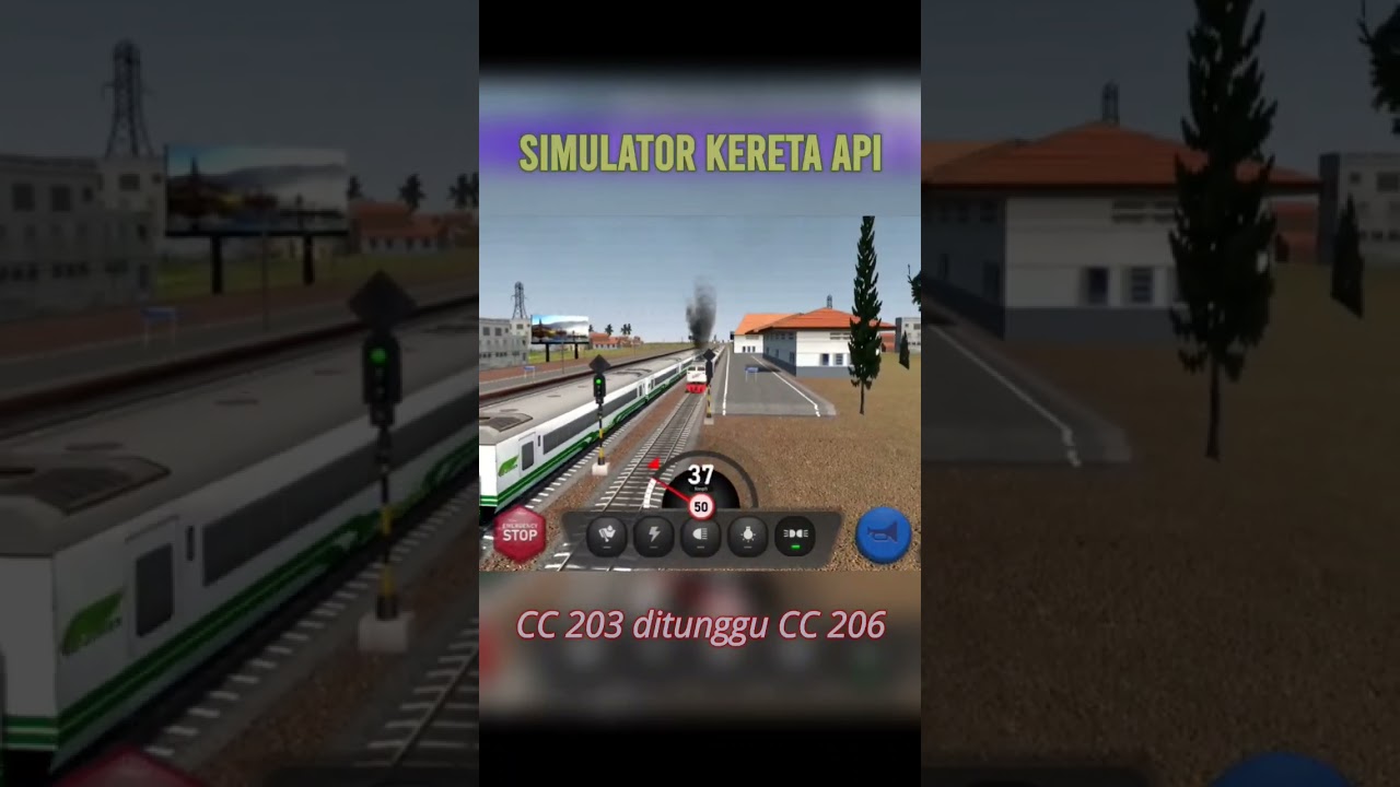 Kereta Api Indonesia #cc206 #cc203 #railway #keretaapi