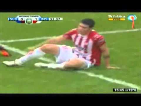 San Lorenzo 1-1 Instituto; el gol de penal de Néstor Ortigoza