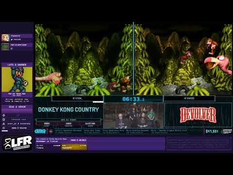 Donkey Kong Country en 33:32 (Any% All Stages Race) [AGDQ2019]