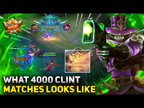 What 4000 Clint Matches Looks Like | Mobile Legends
