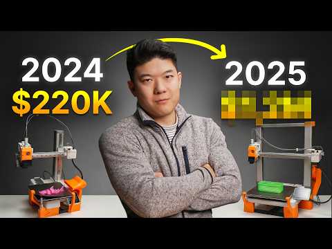 How much did our 3D print farm make in 2025? (Full Revenue & Profit Breakdown)