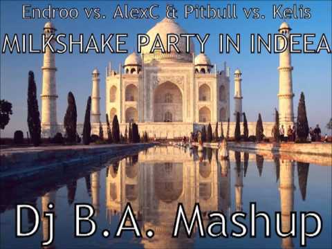 Endroo vs. AlexC & Pitbull vs. Kelis - Milkshake Party in Indeea (Dj B.A. Mashup)