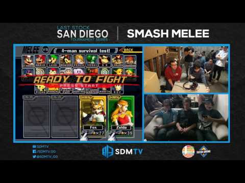 LSSD 100 - Zack (Fox) vs. Captain Faceroll (Sheik) - SSBM Winners Finals - Smash Melee