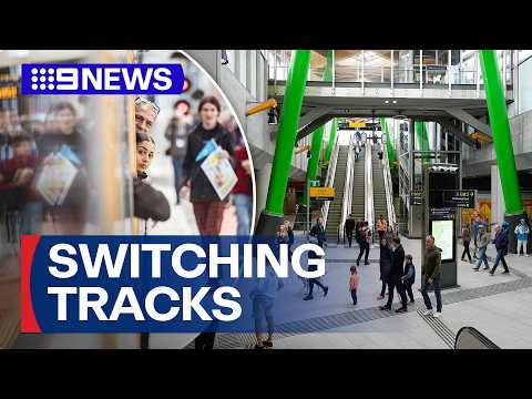 New Metro tunnel timetable will double on train services | 9 News Australia