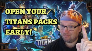 Open Your TITANS Packs Early! Hearthstone Fireside Gathering Pre-Release Setup Guide