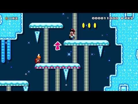 Super Mario Maker 2 🔧 The Icy Cavern 🔧 by Fouffy