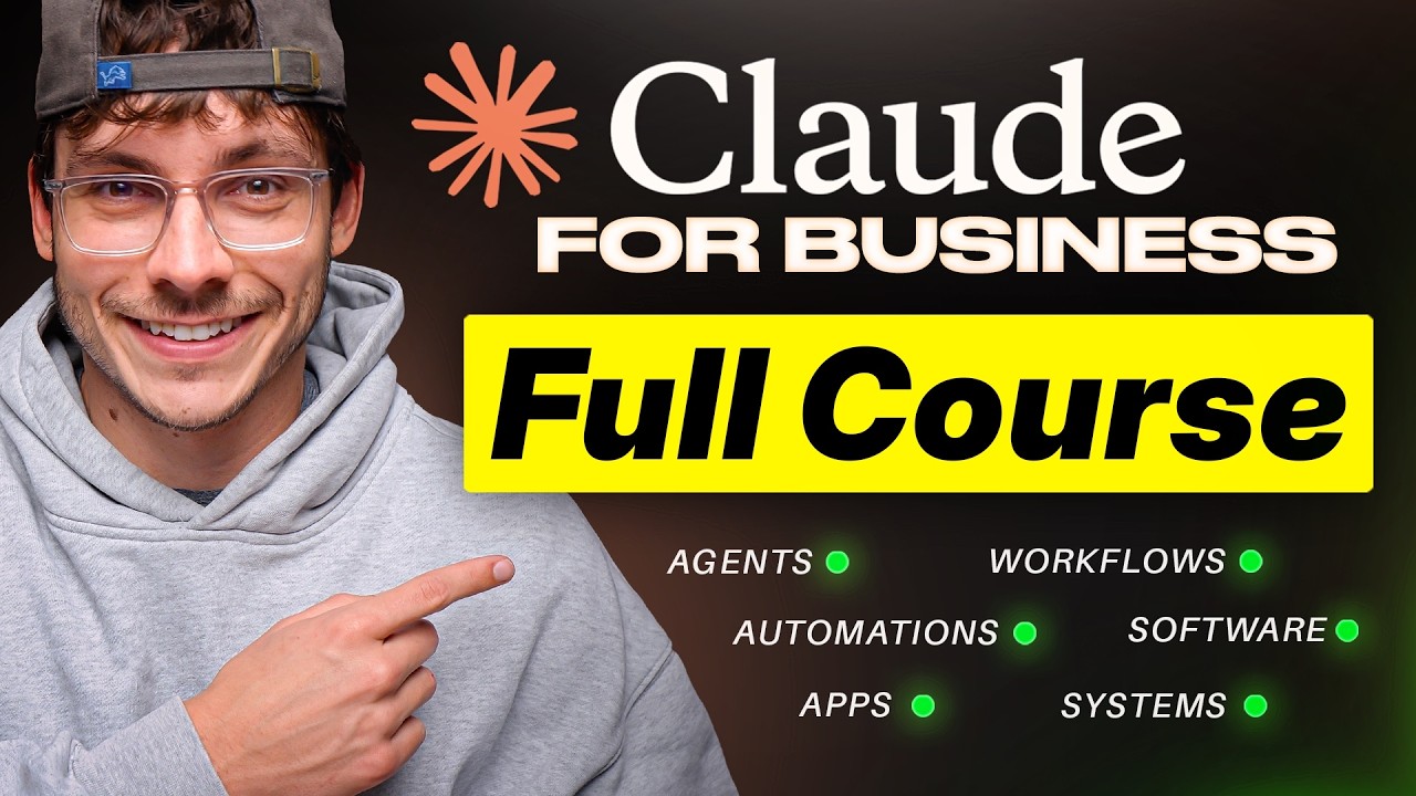 YouTube: FULL 3 HOUR COURSE: Automate Your Business With Claude AI (2026)
