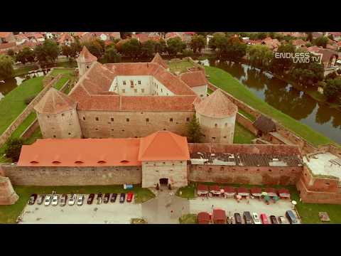 FAGARAS FORTRESS (CASTLE). 4K CINEMATIC FILM. THE MOST IMPRESSIVE FORTRESS IN FAGARAS, ROMANIA