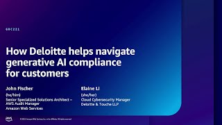 AWS re:Inforce 2024 - How Deloitte helps navigate generative AI compliance for customers (GRC221)