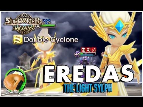 SUMMONERS WAR : Eredas the Light Sylph - Damage Testing & Arena/Necropolis Testing