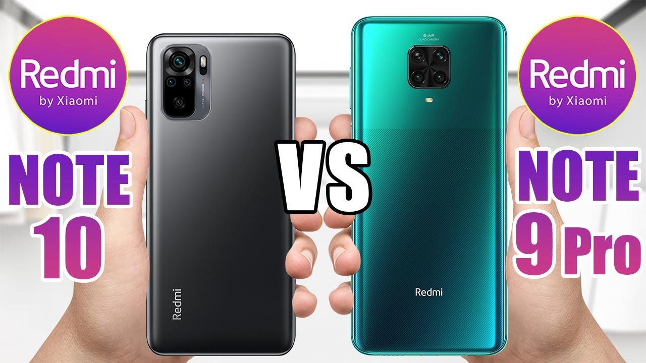 Xiaomi Redmi Note 10 vs Redmi Note 9 Pro