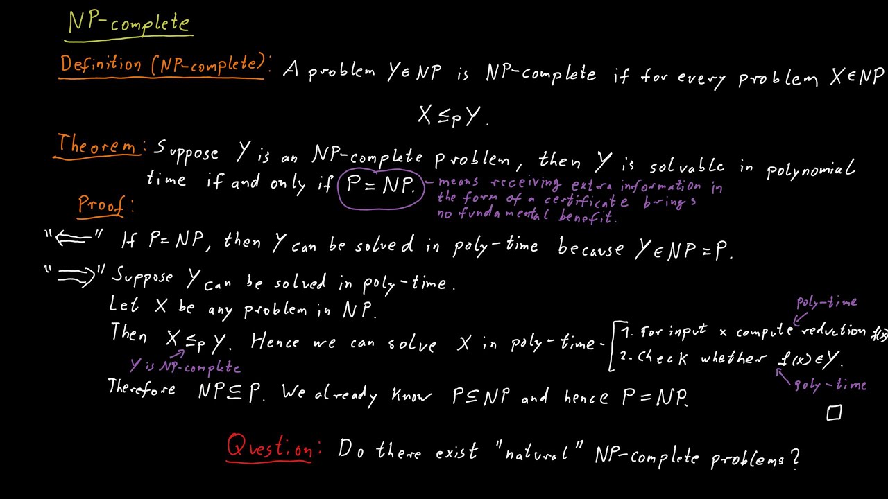The Complexity Class NP-complete