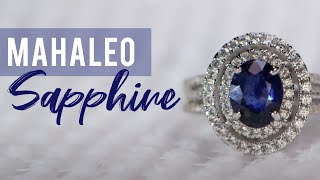 Blue Mahaleo(R) Sapphire 14k Yellow Gold Ring 1.44ct Related Video Thumbnail