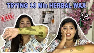 Trying 10 Min HERBAL WAX for the first time | Camel Wax