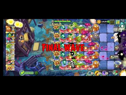 Arthur's Challenges level 99-100 (Dark Ages Endless Zone) #pvz2