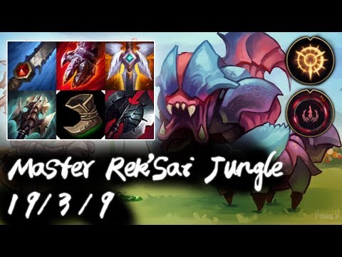 Master Rek'Sai Jungle vs Evelynn | Korea High Elo Replays