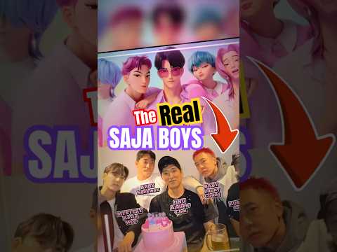 The Real Voices of Saja Boys 🎤✨ | Kpop Demon Hunter #shorts