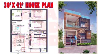 30 x 42 HOME PLAN & ELEVATION