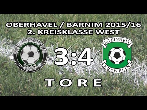 SG STORKOW II - EINHEIT KREWELIN II 3:4 - Tore [2.Kreisklasse West 2015/16 - 2.Spieltag]