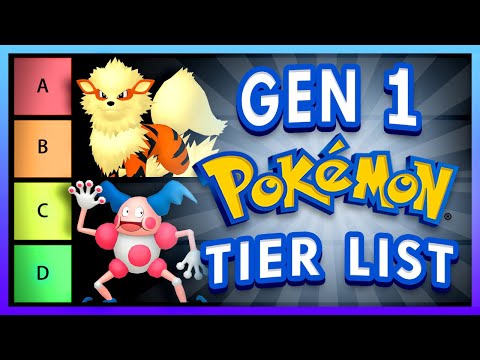 Ranking All Generation 1 Pokemon - Tier List
