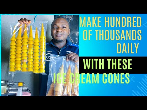 A complete step by step guide on how to make Biscuits ice cream Cones